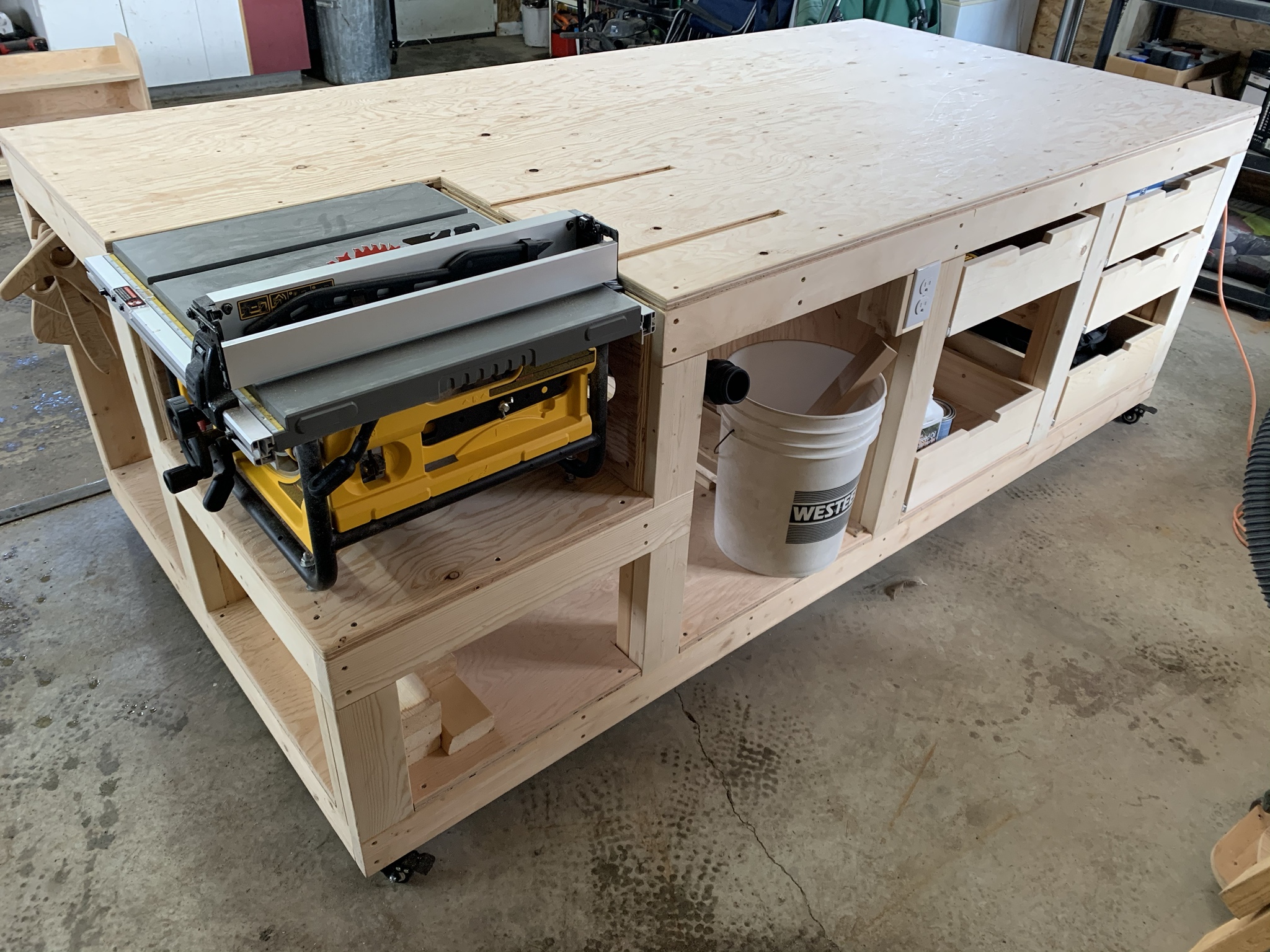 Detailed steps for building a workbench
