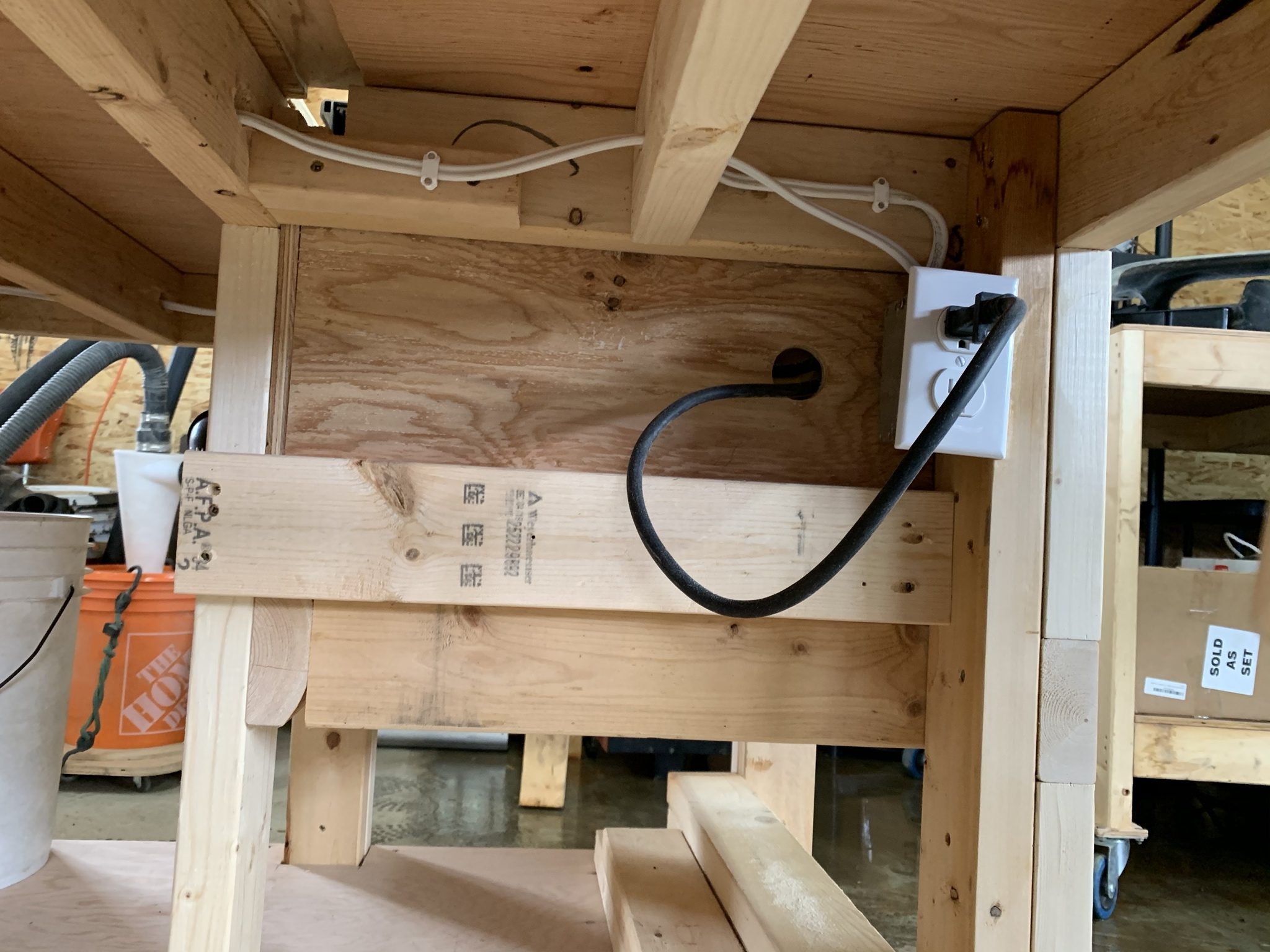 Workbench build in progress