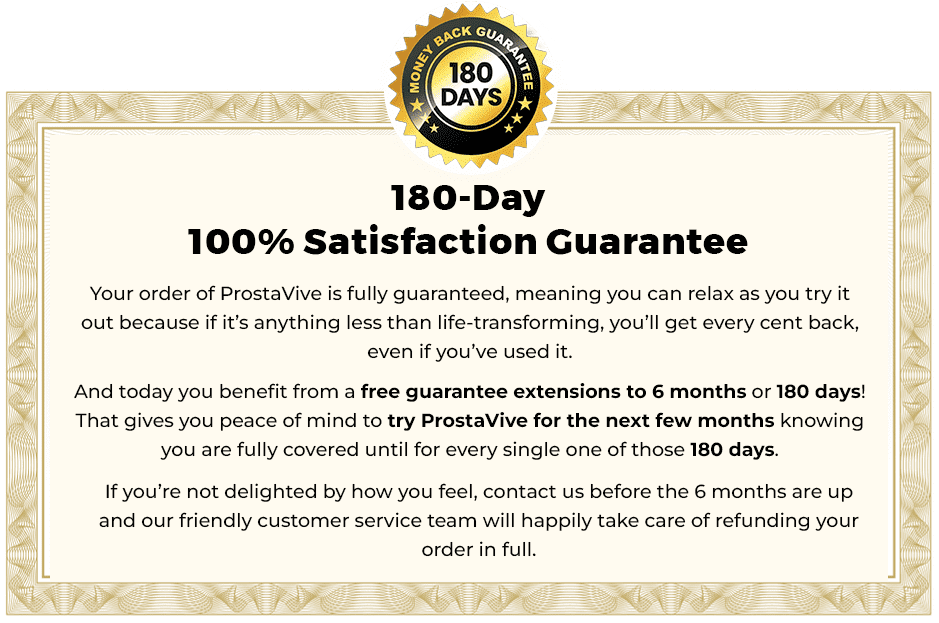180-Day Guarantee